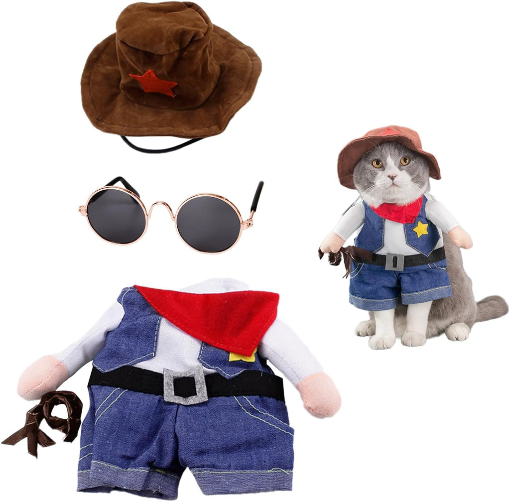 Kostium Szeryfa dla kota psa AKCESORIA HALLOWEEN