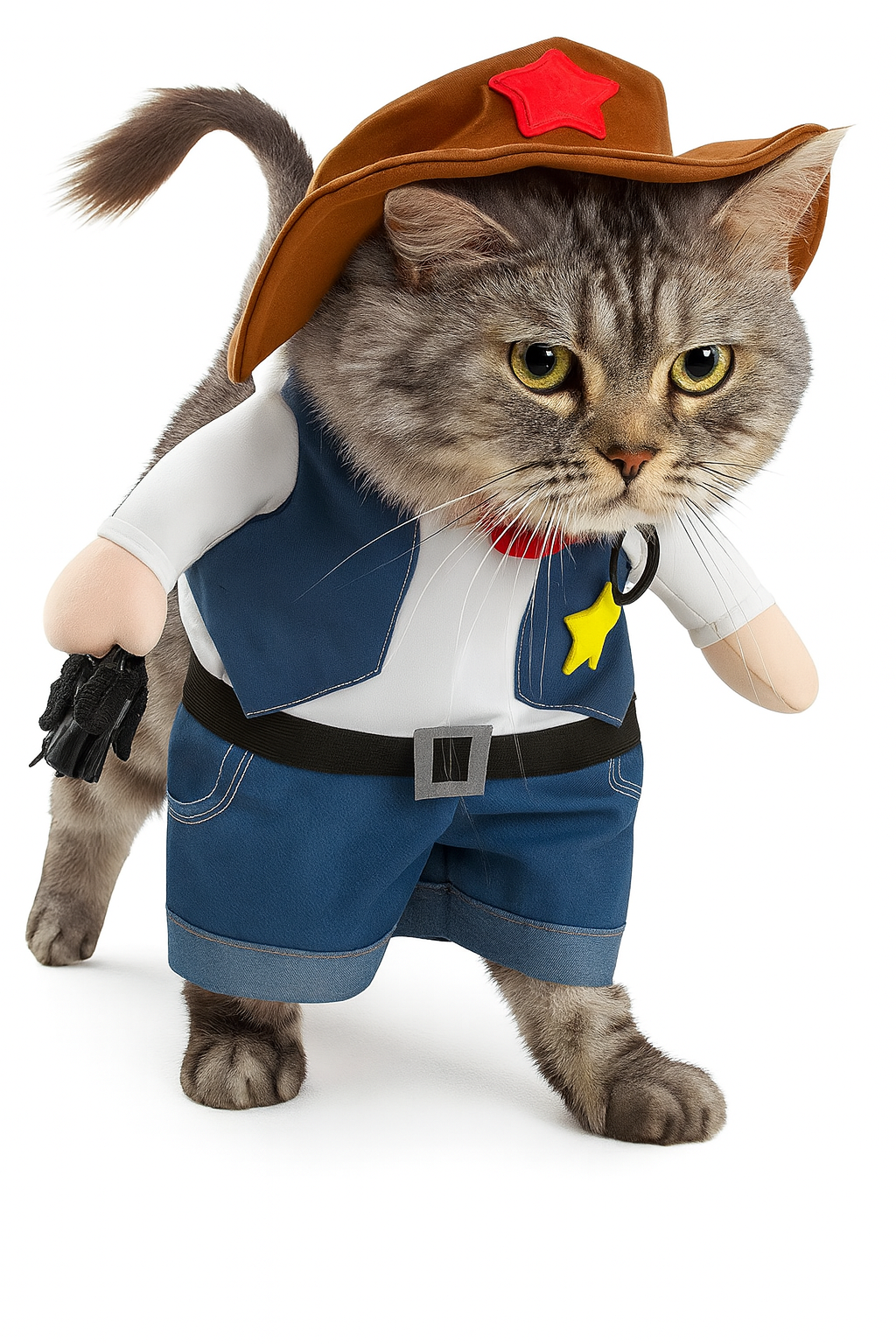 Kostium Szeryfa dla kota psa AKCESORIA HALLOWEEN